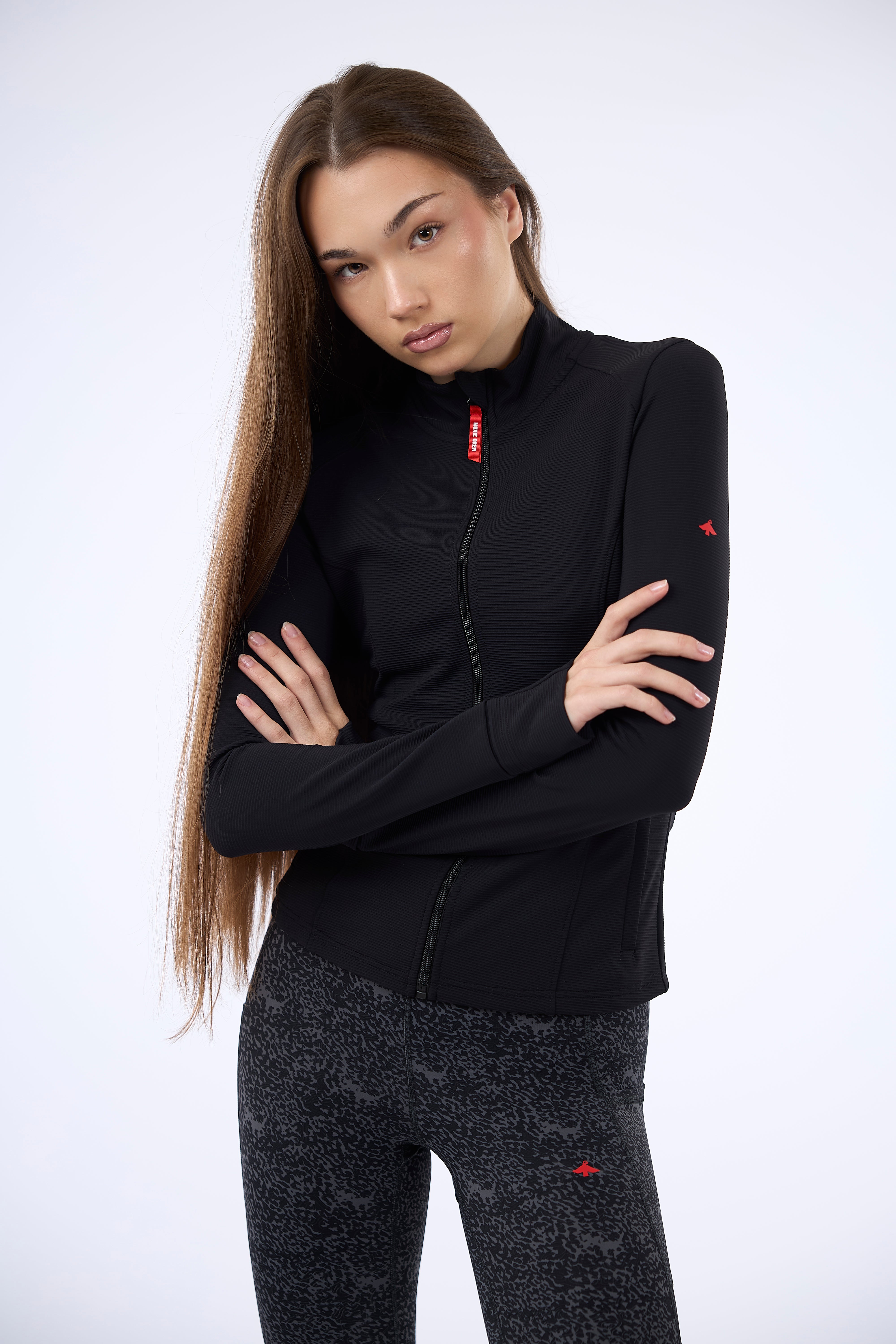 SCULPT ZIP-UP/Black Eagle