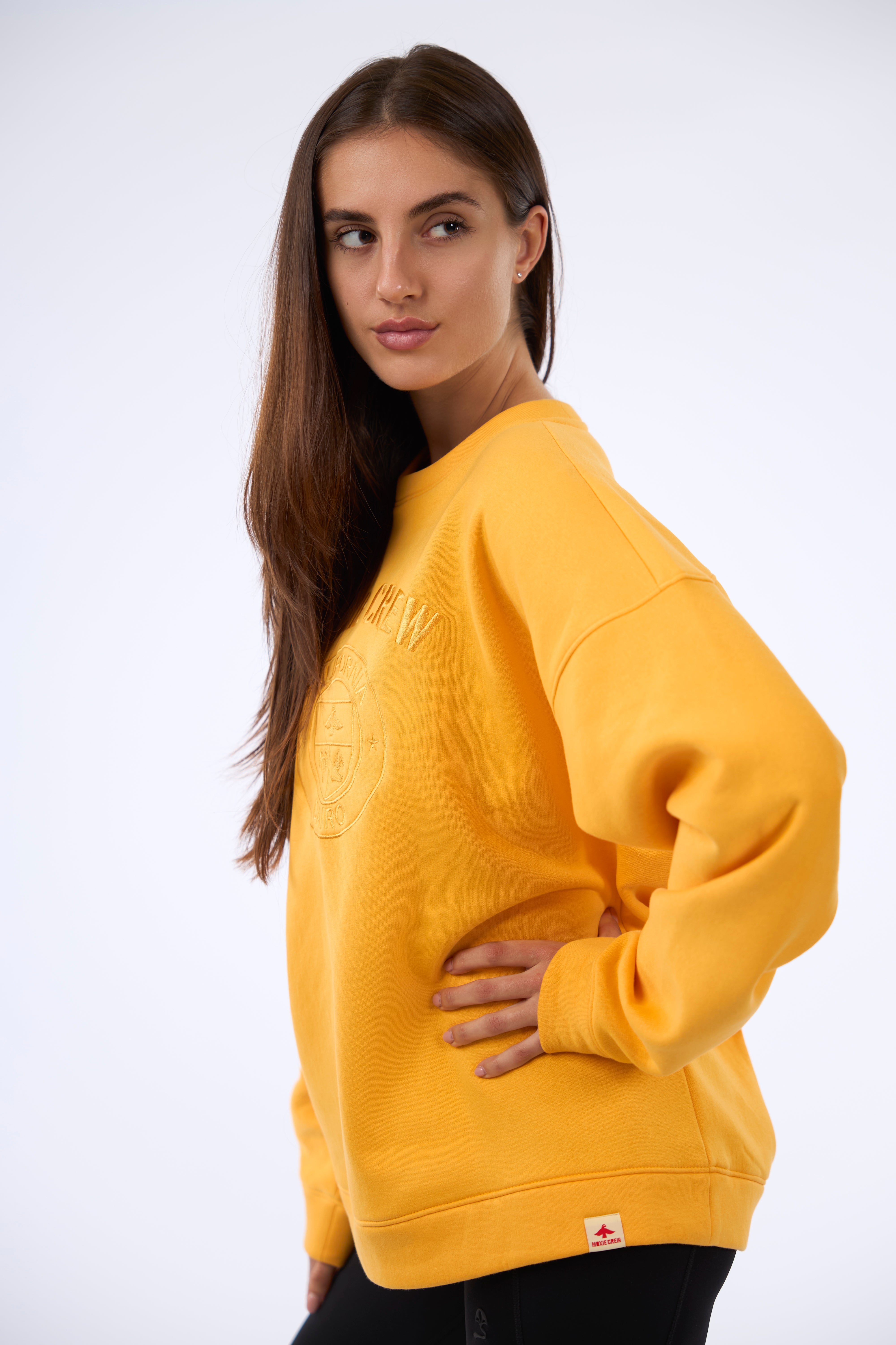 VARSITY CREWNECK/Golden CA