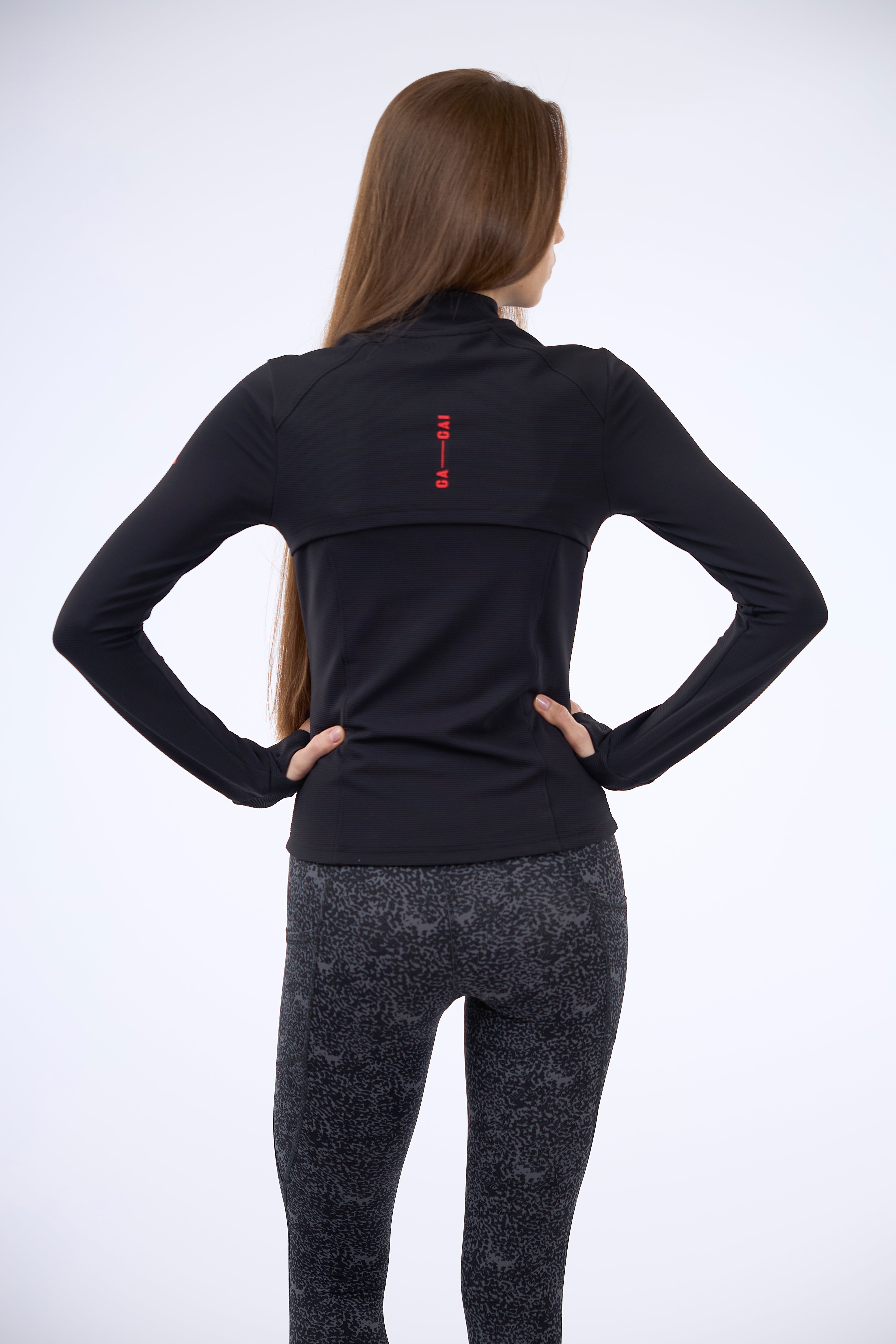 SCULPT ZIP-UP/Black Eagle