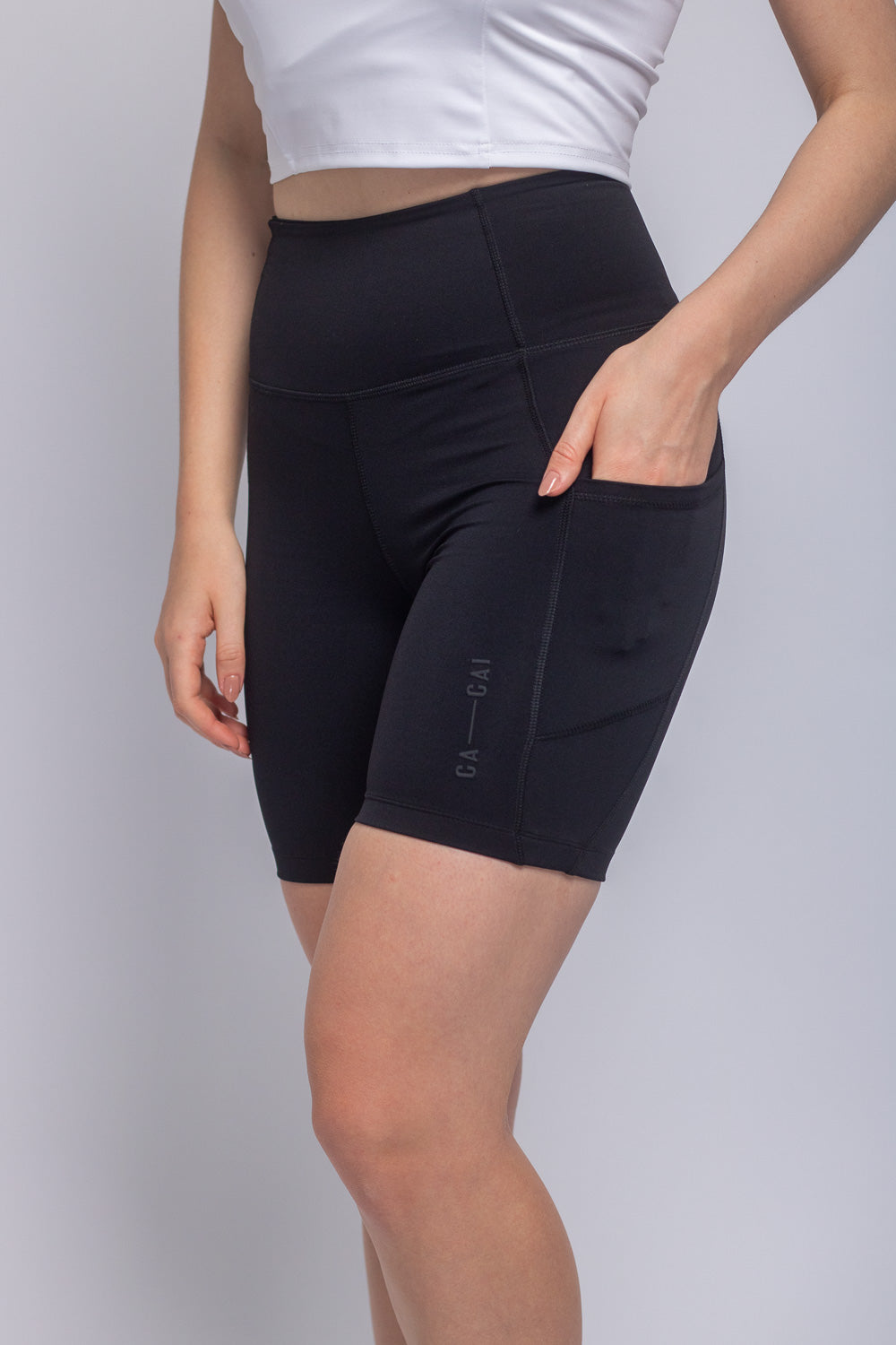 FEARLESS FIT BIKER SHORTS/Black Eagle | Moxie Crew
