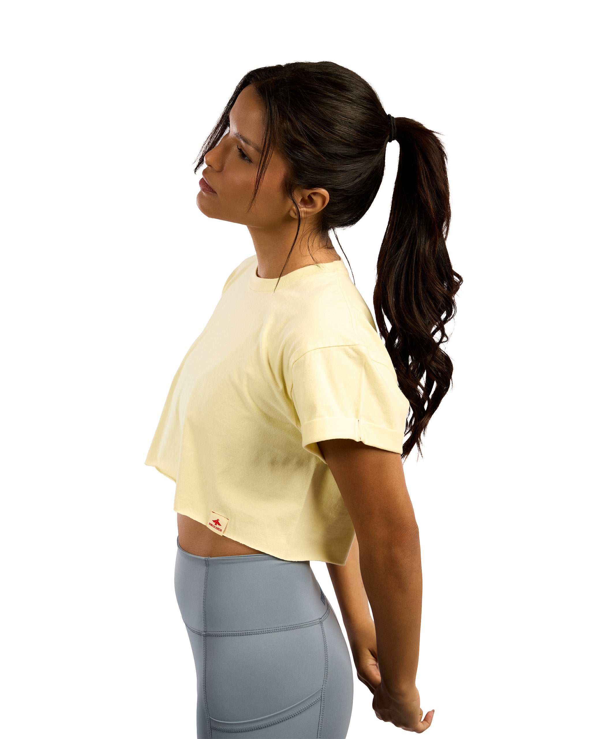 GOLDEN HOUR CROP TEE