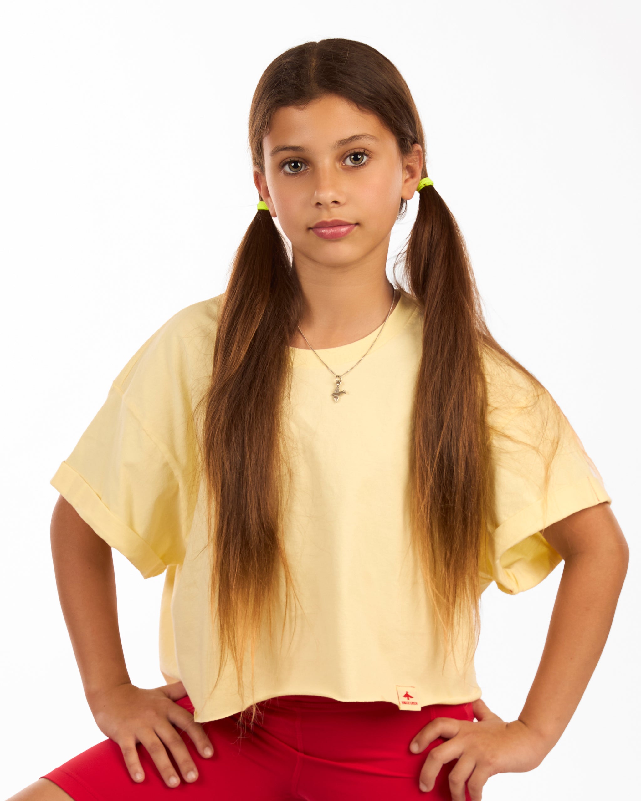 GOLDEN HOUR CROP TEE