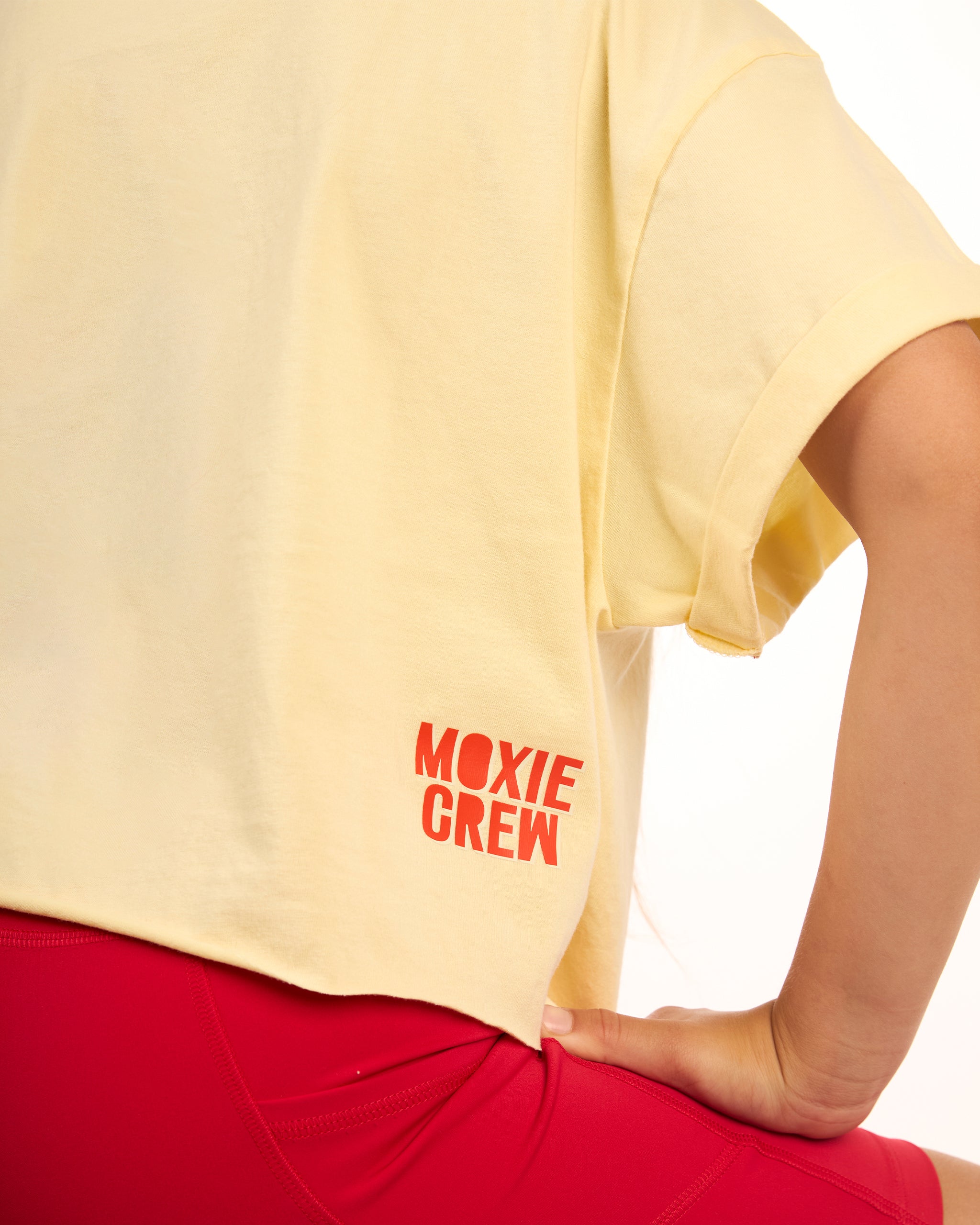 GOLDEN HOUR CROP TEE